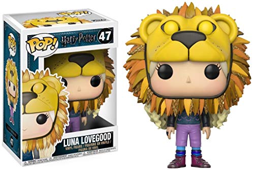 Funko Pop Movies: Harry Potter-Luna Lovegood w/ Lion Head Collectible Figure