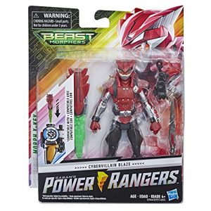 Power Rangers Beast Morphers Cybervillain Blaze 6" Action Figure Toy Inspired by The TV Show