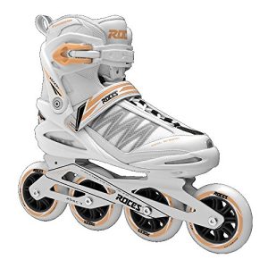 Xenon 2.0 Women's Fitness Inline Skate, White/Salmon, US 7
