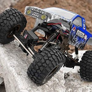 Redcat Racing Everest-10 Electric Rock Crawler with Waterproof Electronics, 2.4Ghz Radio Control (1/10 Scale), Blue