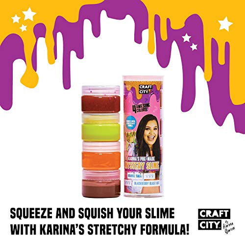 Craft City Karina Garcia Mystery Slime | Pink | 4 Pack | Pre Made Slime | Ages 8+