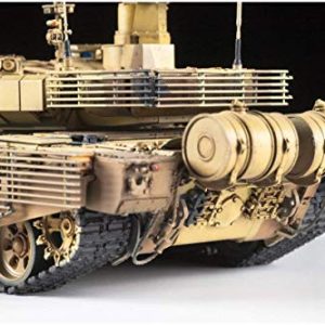 Zvezda 3675 -1:35 Russian Main Battle Tank, Model Building, Building Kit, Stand Model Building, Hobby, Crafts, Plastic Kit, Unpainted