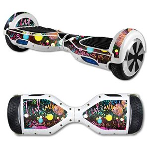 MightySkins Skin Compatible with Self Balancing Mini Scooter Hover Board - Life Moves Fast | Protective, Durable, and Unique Vinyl Decal wrap Cover | Easy to Apply, Remove | Made in The USA