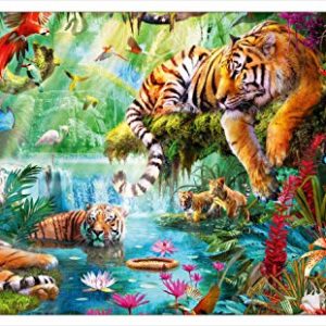 Buffalo Games - Tiger Lagoon - 300 Large Piece Jigsaw Puzzle