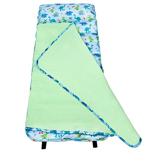 Wildkin Easy Clean Nap Mat with Pillow for Toddler Boys and Girls, Perfect Size for Daycare and Preschool, Designed to Fit on a Standard Cot, Patterns Coordinate with Our Lunch Boxes and Backpacks