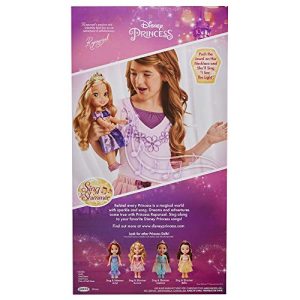 Disney Princess Rapunzel Doll Disney's Tangled Princess Sing & Shimmer Toddler Doll, Rapunzel Sings “I See The Light” When You Press Her Jeweled Necklace [Amazon Exclusive]