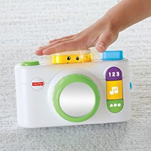 Fisher-Price Laugh & Learn Click 'n Learn Camera, White