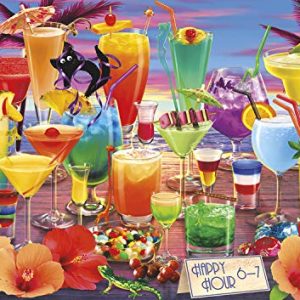 Buffalo Games - Vivid Collection - Happy Hour - 300 Large Piece Jigsaw Puzzle