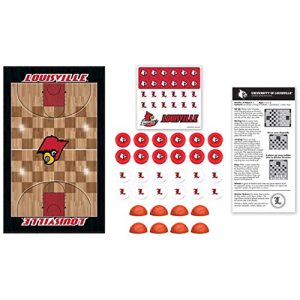 MasterPieces NCAA Louisville Cardinals, Checkers Board Game, For Ages 6+
