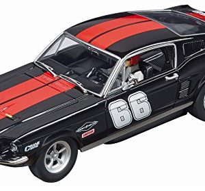 Carrera Evolution Most Wanted Slot Car Race Set 1:24 Scale Analog Track System - Includes Two 1:32 Scale Cars: Chevrolet Camaro Sheriff and Ford Mustang GT No. 66 - 2 Dual-Speed Controllers Ages 8+
