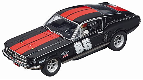 Carrera Evolution Most Wanted Slot Car Race Set 1:24 Scale Analog Track System - Includes Two 1:32 Scale Cars: Chevrolet Camaro Sheriff and Ford Mustang GT No. 66 - 2 Dual-Speed Controllers Ages 8+