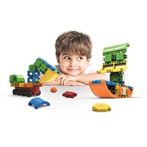 Clicformers Basic Set (110 Piece) Educational Building Blocks Kit, Construction STEM Toy, Creative Building Bricks