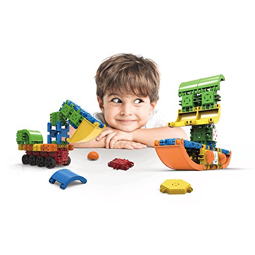 Clicformers Basic Set (110 Piece) Educational Building Blocks Kit, Construction STEM Toy, Creative Building Bricks