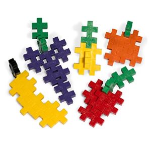 Plus-Plus BIG - Preschool Construction Building Toy, Open Play Set - 400 Pieces with Storage Tub - Basic Color Mix