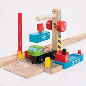 Bigjigs Rail Container Shipping Yard for Train Set