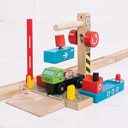 Bigjigs Rail Container Shipping Yard for Train Set