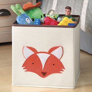 Whitmor Kids Canvas Collapsible Cube Fox