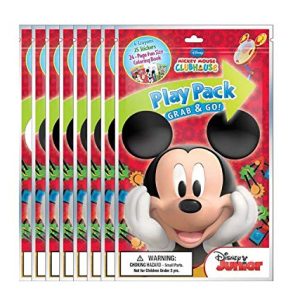 up4 Mickey Grab N Go Play Pack 8.50x5.25x0.5 [Contains 8 Retail (S) Per SKU# 1051224, Multicolor