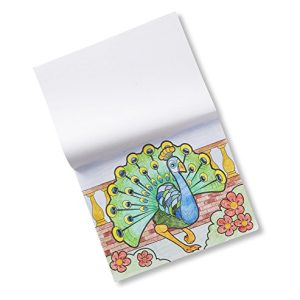 Melissa & Doug Jumbo Coloring & Reusable Sticker Pad 2 Pack – Animal Coloring, Farm Stickers, 14” X 11” Each