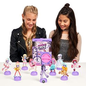 Capsule Chix Giga Glam Collection, 4.5 inch Doll with Capsule Machine Unboxing and Mix and Match Fashions and Accessories