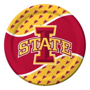 8-Count Paper Dinner Plates, Iowa State Cyclones