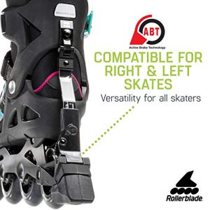 Rollerblade Macroblade 84 ABT Women's Adult Fitness Inline Skate, Emerald Green and Cherry, Performance Inline Skates