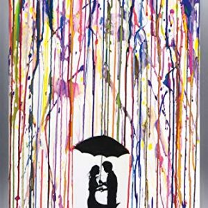 Trends International Crayon Art Wall Poster, 14.725" x 22.375", Silver Framed Version