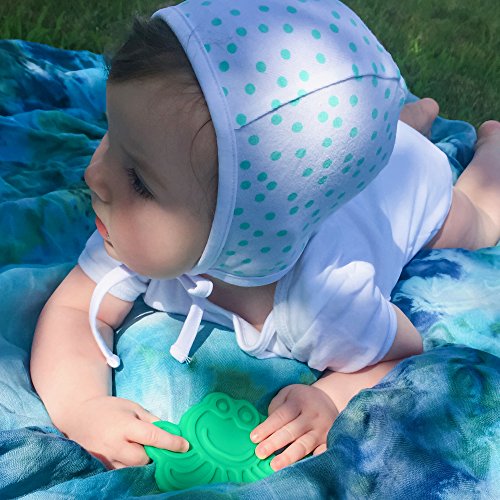 oogaa Home Octopus Teether Easy Clean, Baby Safe High-Grade Silicone, Green