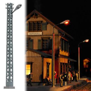 Busch 4131 Lamp on Lattice Mast Oval HO Scale Model Lighting