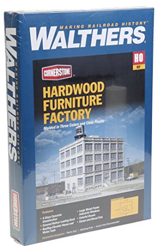 Walthers Cornerstone HO Scale Hardwood Furniture Factory Structure Kit