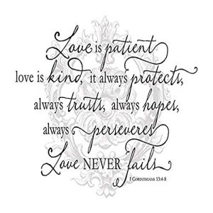 Jada Venia 9.75"x7.75" Love is Patient Light Box Insert