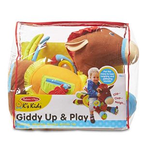 Melissa & Doug Giddy-Up & Play Baby Activity Toy (Multi-Sensory Horse, Great Gift for Girls and Boys - Best for Babies and Toddlers, 9 Month Olds, 1 and 2 Year Olds)