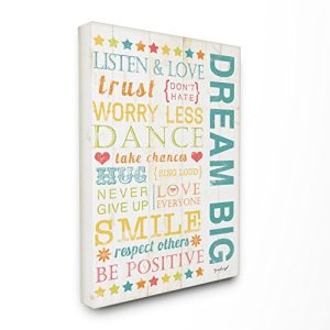 The Kids Room by Stupell Dream Big Typography, 24 x 30