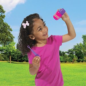 Little Kids Fubbles No Spill Bubble Tumbler Mini 3 Pack Party Favor Set, Includes 2oz of bubble solution and a wand per bottle (assorted colors)