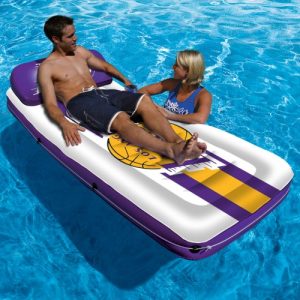 Poolmaster Los Angeles Lakers NBA Swimming Pool Float, Giant Mattress