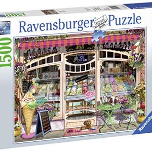 Ravensburger 16221 Ice Cream Shop 1500 Piece Puzzle for Adults, Every Piece is Unique, Softclick Technology Means Pieces Fit Together Perfectly