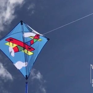 In the Breeze Beige-Plane Diamond Kite, 30"