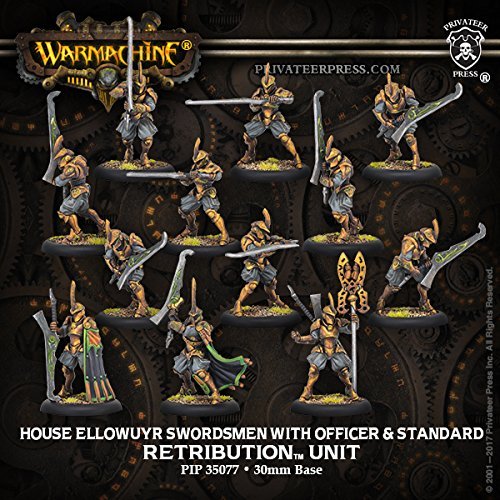 Retribution: House Ellowuyr Swordsmen with Officer and Standard