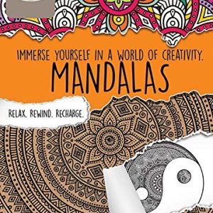 Bendon 42590-Amzb Kathy Ireland Mandalas 80-Page Advanced Coloring Book (12-Count)