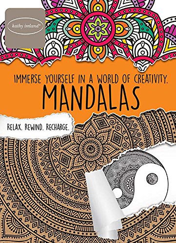 Bendon 42590-Amzb Kathy Ireland Mandalas 80-Page Advanced Coloring Book (12-Count)