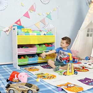 SONGMICS UGKR48WT Children’s Toy Storage Unit White