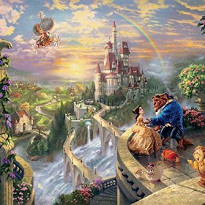 Ceaco Perfect Piece Count Puzzle - Thomas Kinkade Disney Dreams Collection - Beauty and the Beast