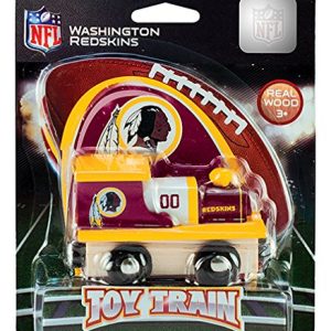 MasterPieces NFL Washington Redskins Real Wood Toy Train, For Ages 3+