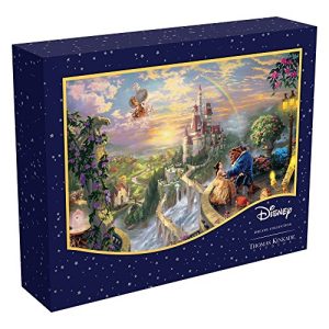 Ceaco Perfect Piece Count Puzzle - Thomas Kinkade Disney Dreams Collection - Beauty and the Beast