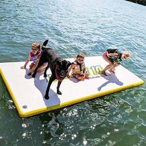 RAVE Sports Whoosh 10' Water Mat Inflatable Activity Platform (White)