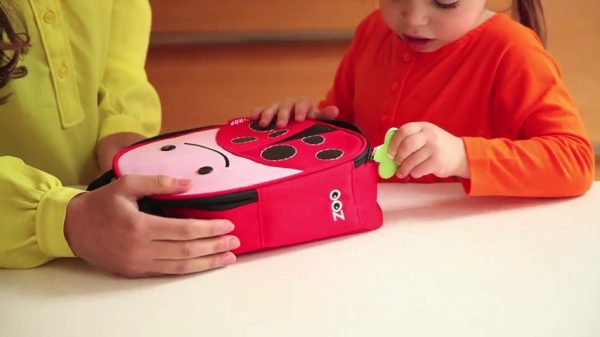 Skip Hop Zoo Kids Insulated Lunch Box, Blossom Butterfly, Pink