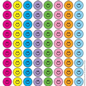 Eureka Smile Faces Stickers, Small