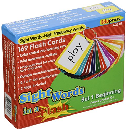 Edupress Sight Words in A Flash (Set 1)