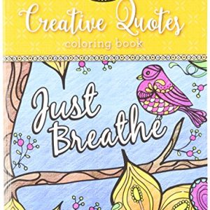 Cra-Z-Art Timeless Creations Adult Coloring Books: Creative Quotes Coloring Book (16271-6)