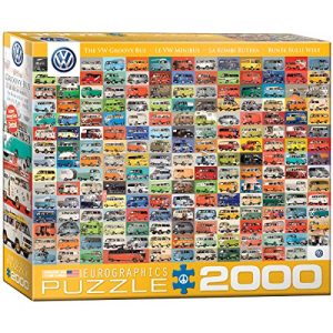 EuroGraphics Volkswagen Groovy Bus Collage Puzzle (2000 Piece)